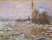 Claude Monet Breakup of Ice,Grey Weather china oil painting reproduction